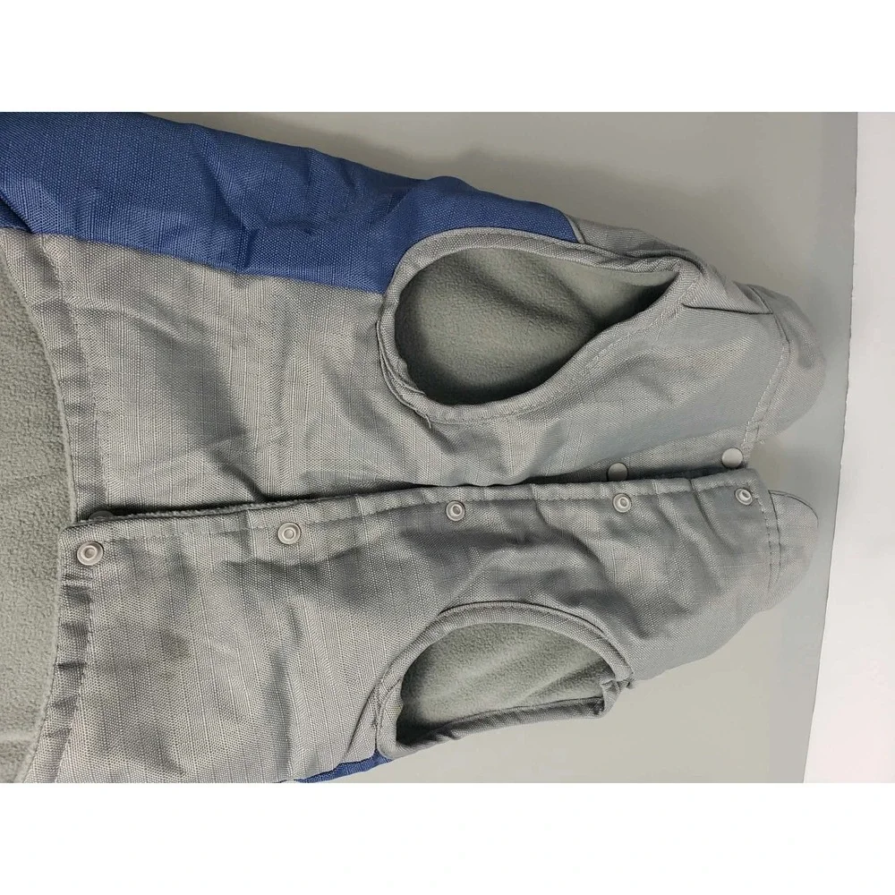 ASPCA Blue Gray Fleece Lined Dog Coat Jacket Medium Large Pet Winter Vest‎